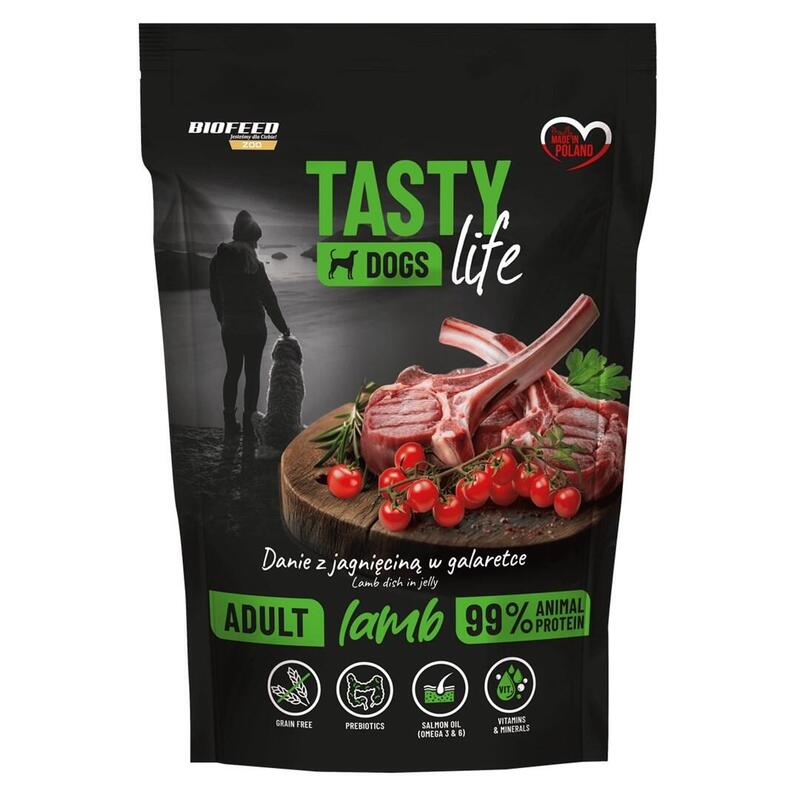 Biofeed Tasty Dog Life Jagniecina 90% Saszetka 500g