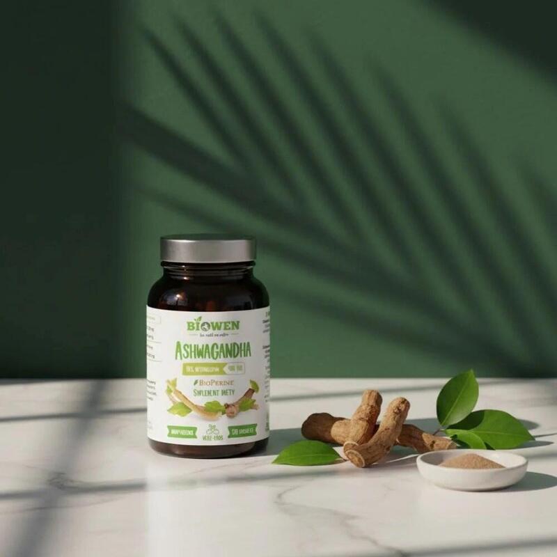 Biowen Ashwagandha Complemento Alimenticio Para Personas 120 Cápsulas