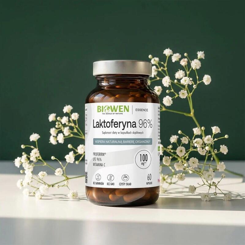 Biowen Lactoferrina 96% Complemento Alimenticio Para Personas 60 Cápsulas