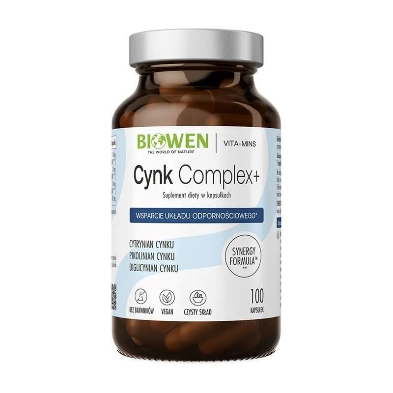Biowen Zinc 3x Immunity Complemento Alimenticio Para Personas 100 Cápsulas