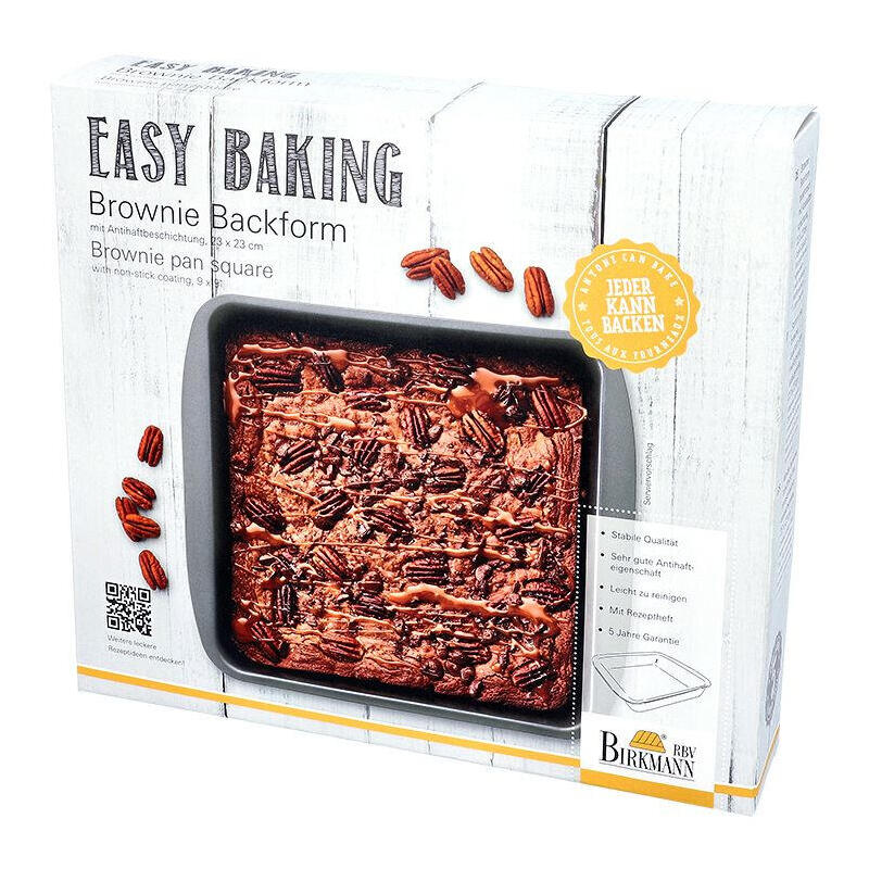 Birkmann Easy Baking, Brownieform, 23 X 23 Cm, Höhe 5 Cm,