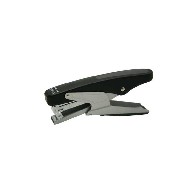 Bismark Grapadora De Tenaza - Capacidad De Grapado 20 Hojas - Diseño Ergonomico - Alta Durabilidad - Negro