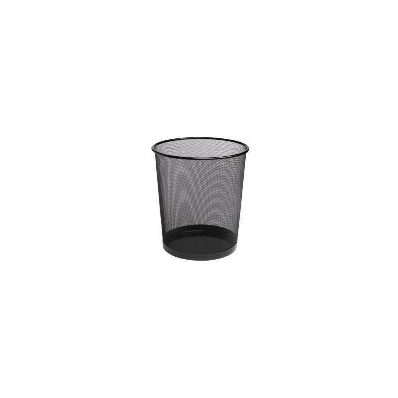 Bismark Papelera De Rejilla Basica Pequeña 12 Litros 275x210 Mm Negro