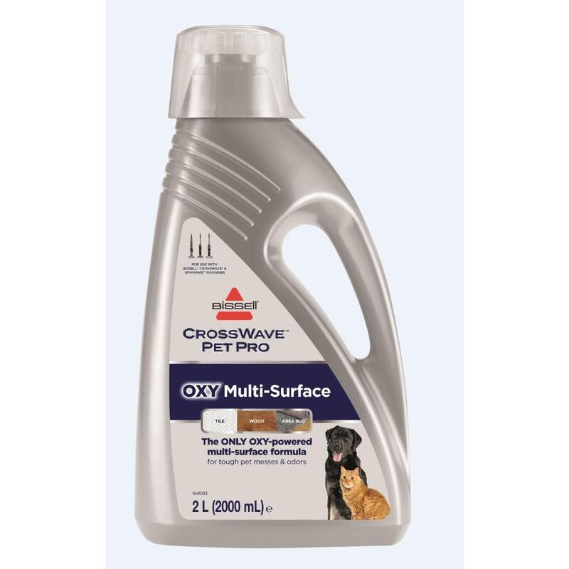 Bissell Crosswave Pet Pro Oxy Multi-Surface Formula Cleaning Solution, 2 L
