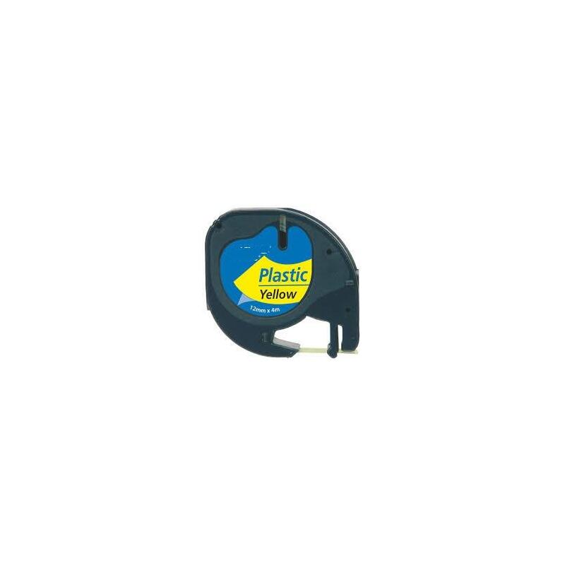 Bk-Yellow 12mmx4m Plastica Dymo 2000,Lt100h,Qx50 S0721670