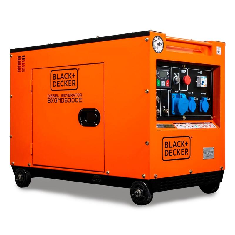 Black + Decker Full Power - 6300w Diesel - Stromaggregat
