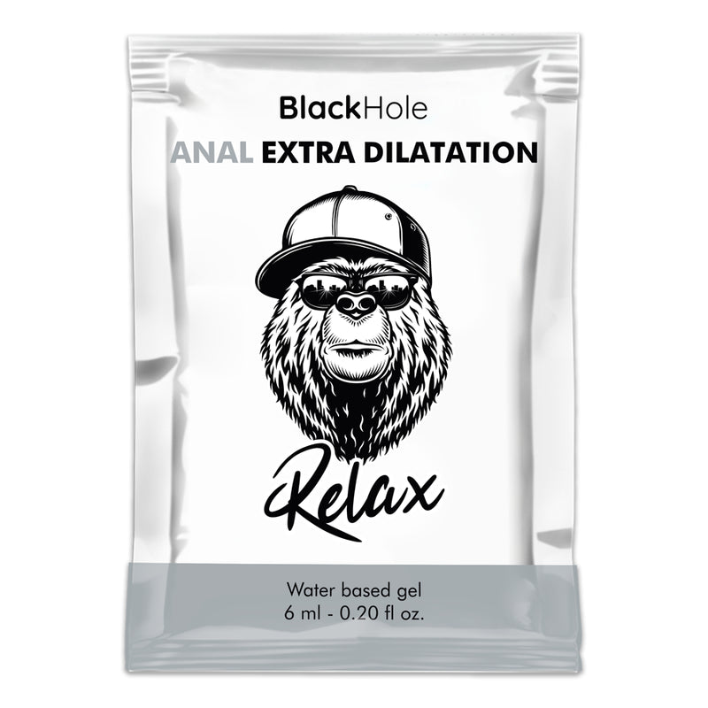 Black Hole - Gel Base Agua Dilatacion Anal 6 Ml Monodosis