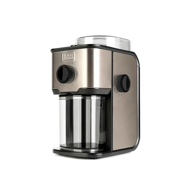 Black+Decker - Molinillo De Café Eléctrico Bxcg151e - 200g Depósito - 14 Niveles De Molienda