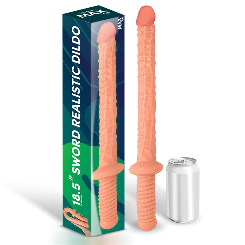 Dildo Realista Forma De Espada 18.5 Blade Sword Natural