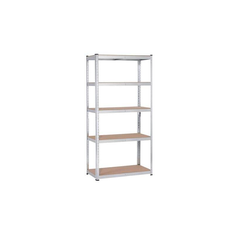 Blim Estanteria Galvanizada 5 Baldas Ajustables - Medidas 180x120x45cm - Peso Max. 250kg Por Balda