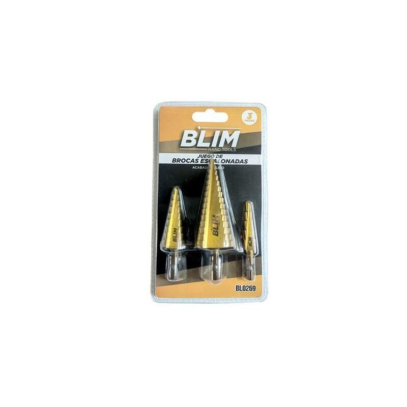 Blim Juego 3 Pcs Brocas Escalonadas