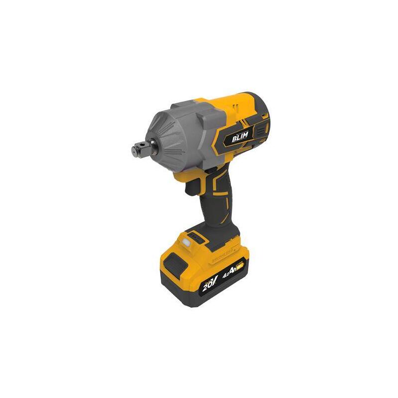 Blim Llave Impacto S/Carbones 850nm - 20v - Bateria 4ah - Color Amarillo