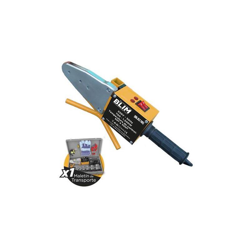 Blim Maquina De Soldar Tuberia Ppr 700-1500w - Temperatura De Control 50º A 300º - Incluye Maletin De Transporte Con Accesorios
