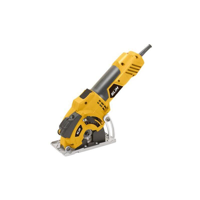 Blim Mini Sierra Circular 85mm - Potencia 500w - Velocidad 7000rpm - Capacidad De Corte 0-25mm - Incluye 3 Discos De Corte