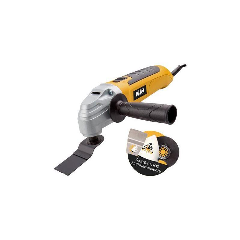 Blim Multiherramienta Versatil - Potencia 400w - Velocidad Variable 15000-22000rpm - Angulo De Oscilacion 3 Grados - Color Negro