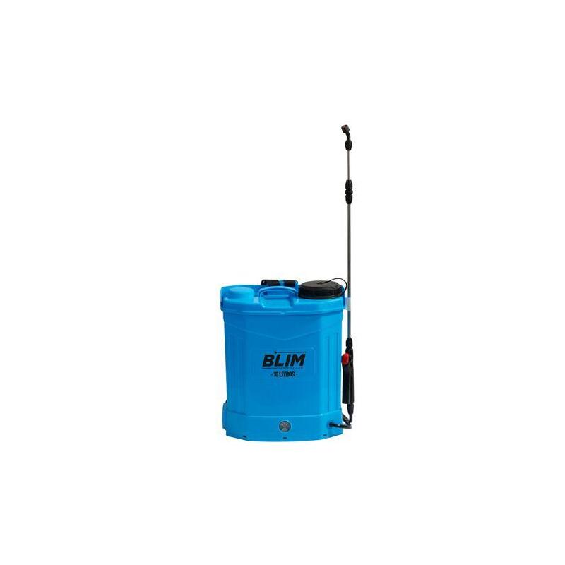 Blim Sulfatadora De Espalda A Bateria 12v 16l - Rango De Presion 0.2 - 0.45mpa - Regulador De Potencia - Lanza Inoxidable