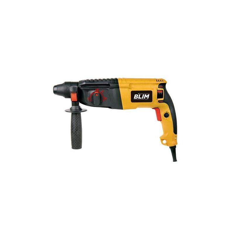 Blim Taladro Sds 800w 3 Julios - Funcion Martillo Percutor - Velocidad Regulable 0-1100rpm - Portabrocas Cambio Rapido Sds - Boton De Bloqueo - Incluye Maletin Con Accesorios
