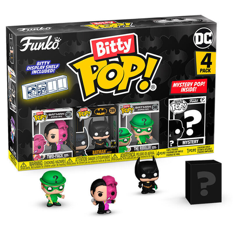 Blister 4 Figuras Bitty Pop Dc Comics Batman 85th Anniversary Two-Face
