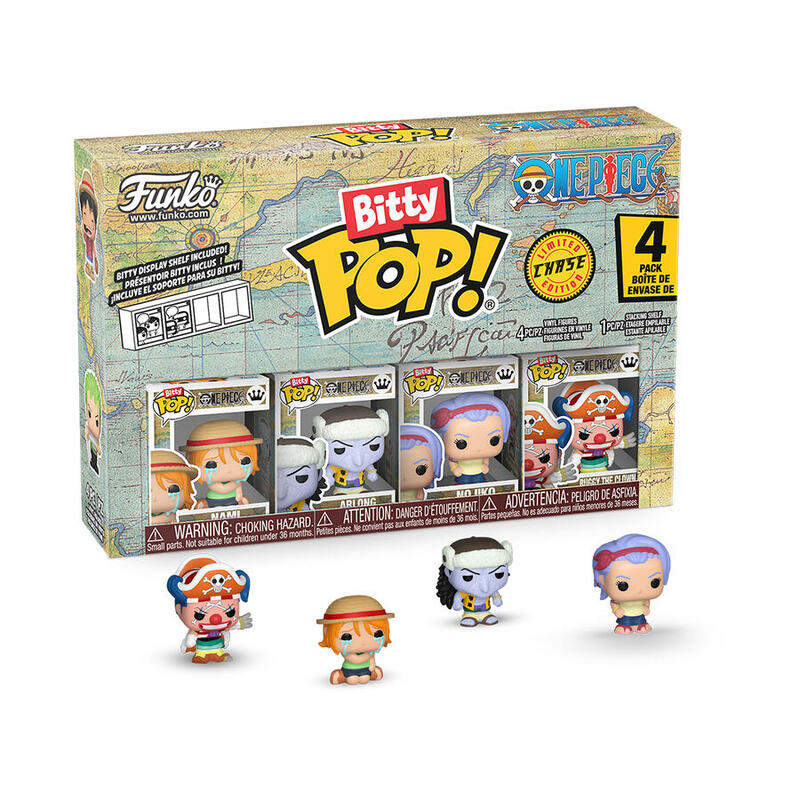 Blister 4 Figuras Bitty Pop One Piece Nami
