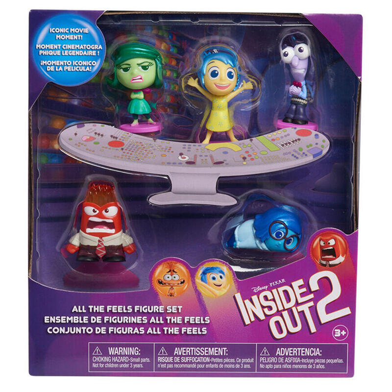 Blister 5 Figuras - Del Revés 2 De Disney Pixar