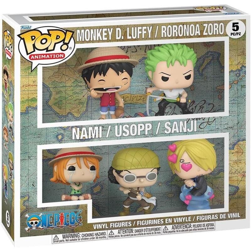 Blister 5 Figuras Pop Animation One Piece
