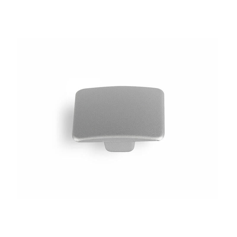Blister Con 4 Pomos Metálicos Para Mueble, Con Acabado Aluminio Mod. 782 37x37mm Rei