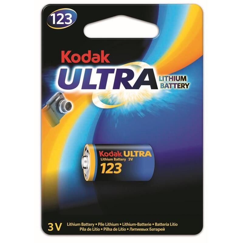 Blister Kodak Pila Mando Litio Ultra 123