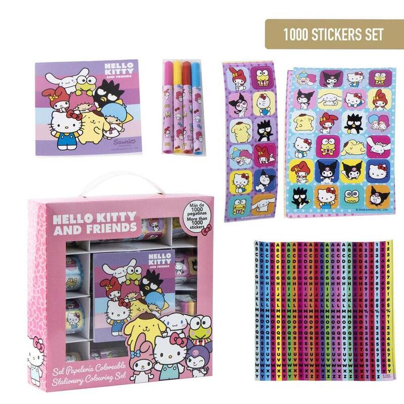 Blister Pegatinas Hello Kitty And Friends 1000pzs