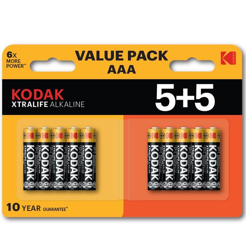 Blister Pilas Kodak Alcalina Xtralife Aaa Lr3 - Blister 5+5