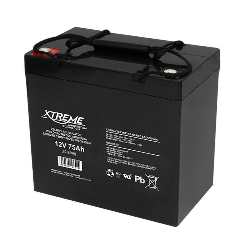 Blow Gel Battery 12v 75ah Xtreme