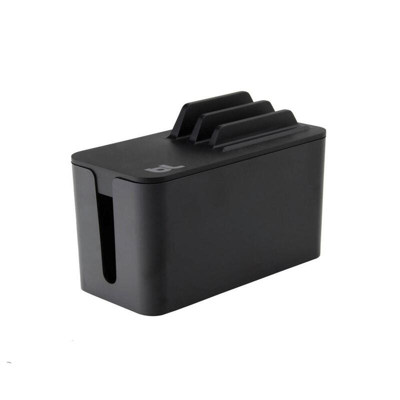Bluelounge Cablebox Mini Station Schwarz