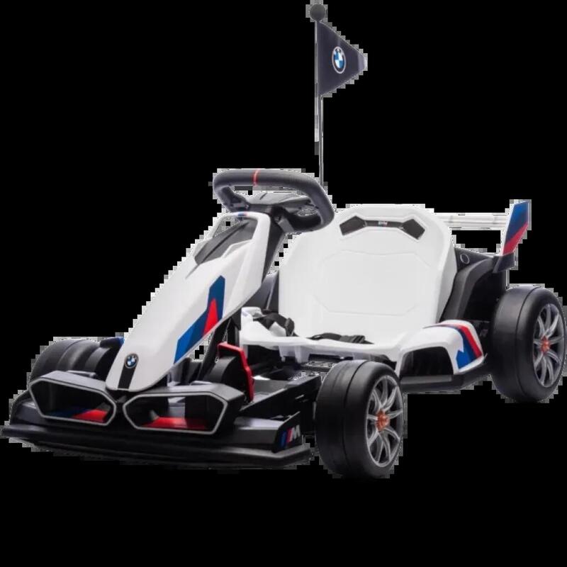 Bmw Go Kart 24v Blanco - Coche Eléctrico Para Niños