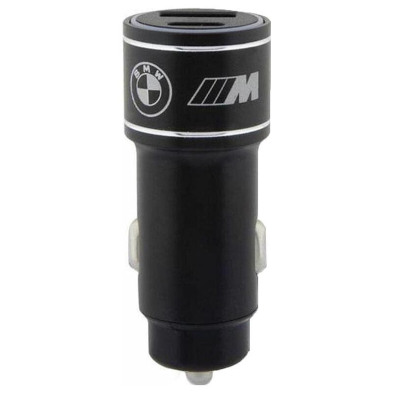 Bmw M Edition - Ladowarka Samochodowa Fast Charge Usb-C & Usb-A Pd 18w + Qc 3.0 18w (Czarny)
