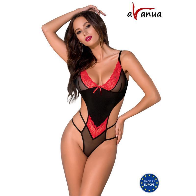 Body Odina Black/Red Talla (Interno):L/Xl