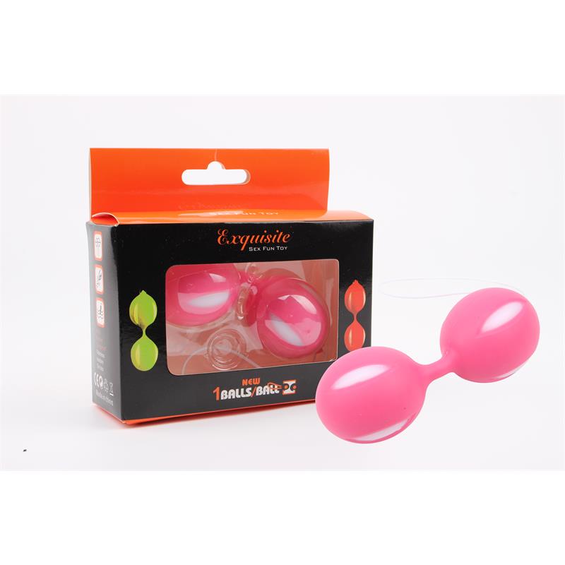 Bolas Ben Wa Silicona 10.3 Cm Rosa