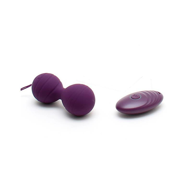 Bolas Kegel Con Vibración Con Control Remorto Cannes Purpura