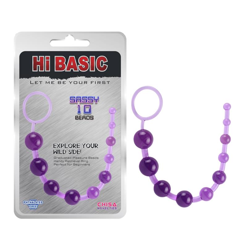 Cadena Anal Sassy 30 Cm Purpura