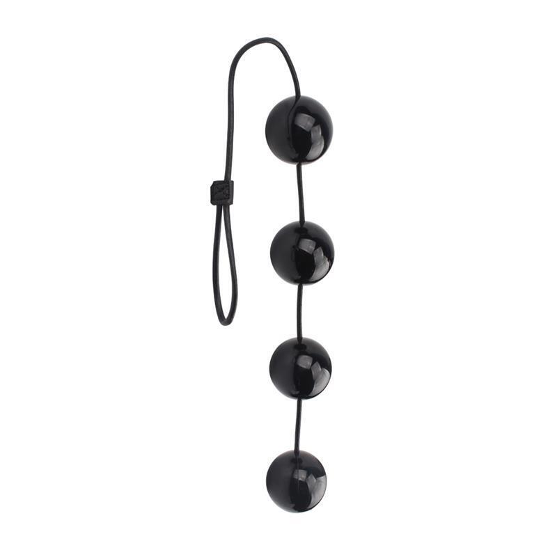 Bolas Vaginales Y Anales 60 X 5 Cm Negro