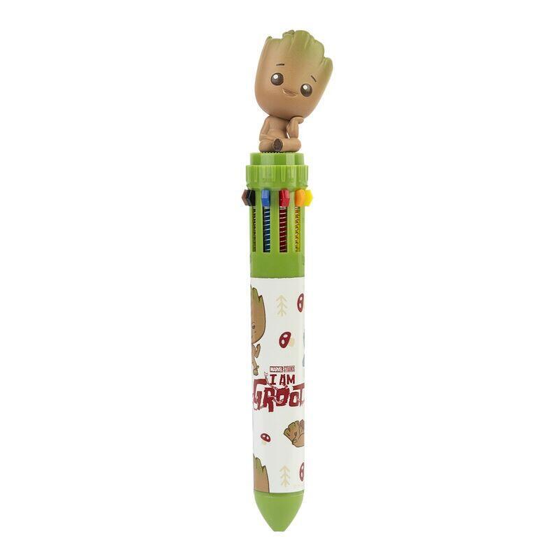 Boligrafo 3d 10 Colores I Am Groot Marvel