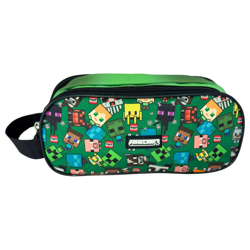 Bolsa Cremallera Characters Minecraft Triple