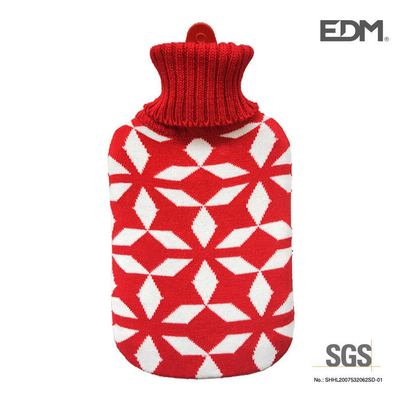 Bolsa De Agua Caliente 2 L Modelo Simetrias Roja