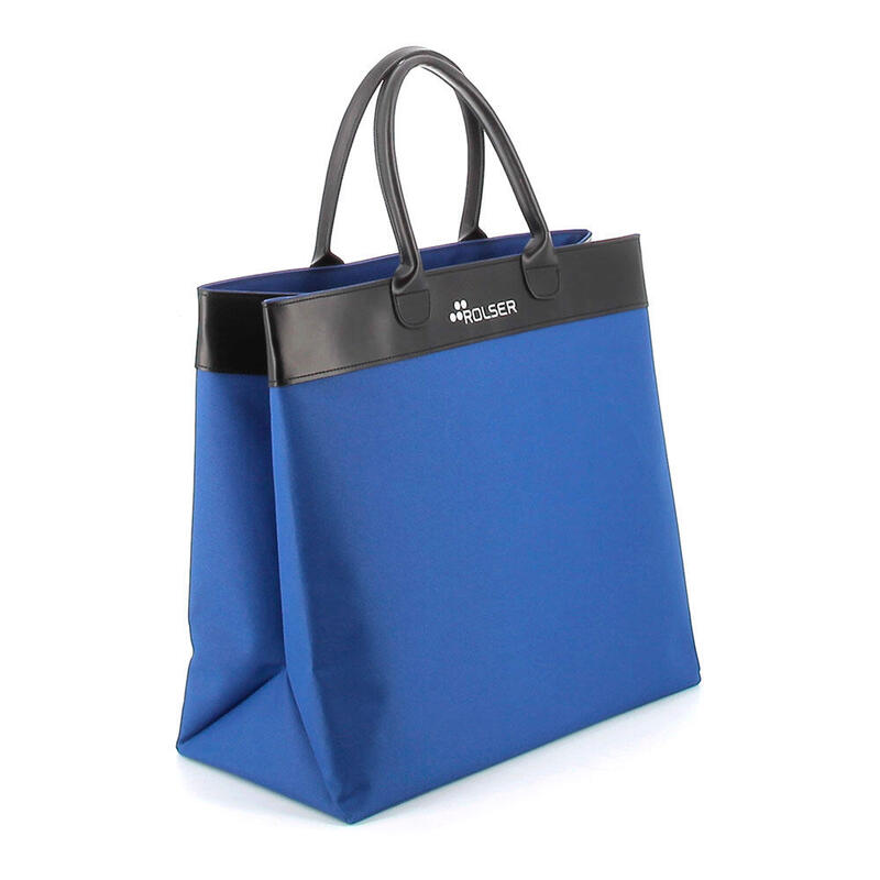 Bolsa De Mano Para La Compra De Color Azul; 380 X 190 X 390 Mm