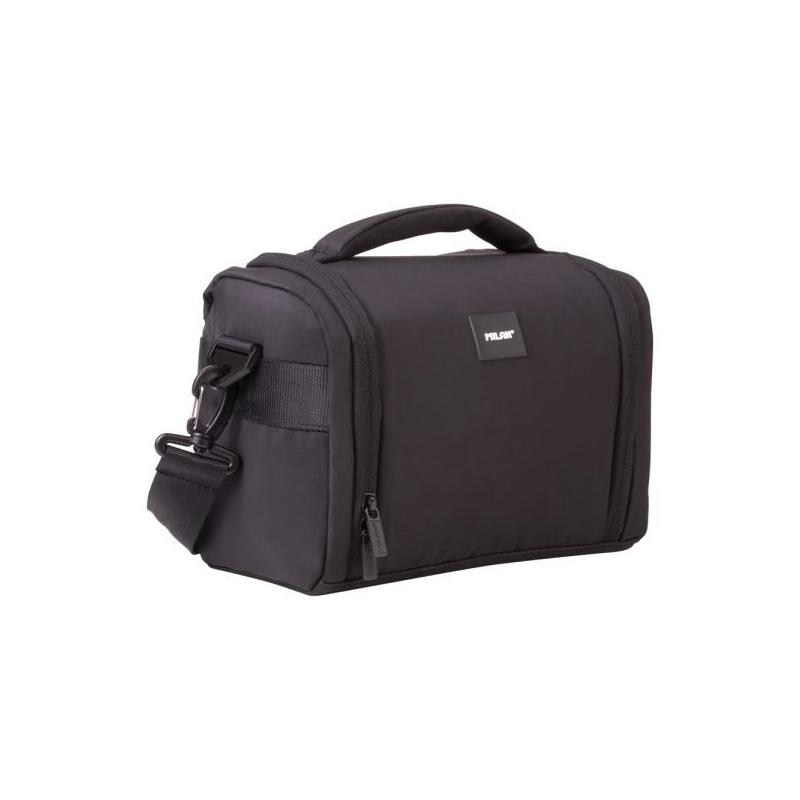 Milan Shadow Bolsa Isotermica Porta Alimentos De 5l - Gran Capacidad - Apertura Total - 24.5x20x16cm - Negro