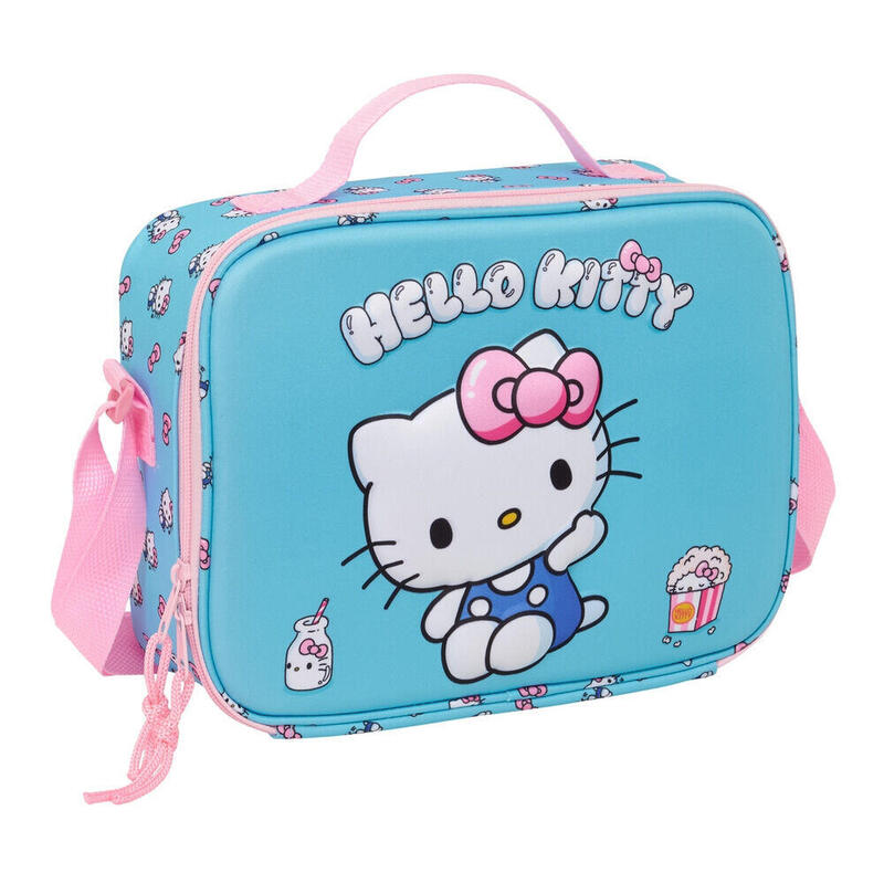 Bolsa Portameriendas 3d Hello Kitty Termica