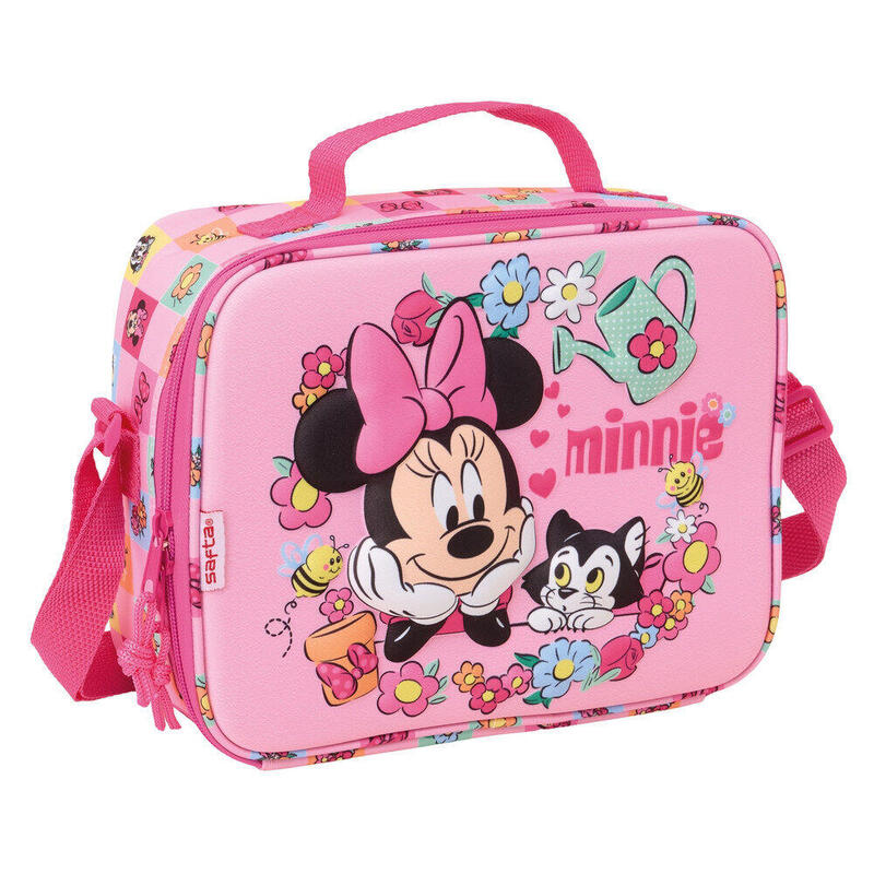 Bolsa Portameriendas 3d Minnie Disney Termica