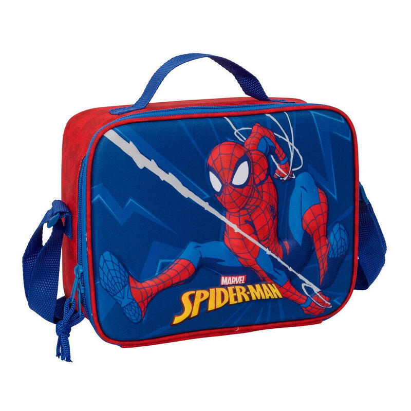 Bolsa Portameriendas 3d Spiderman Marvel Termica