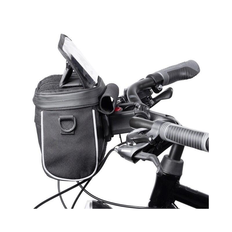 Bolsa Wozinsky Para Manillar De Bicicleta Bolsa Para Cuadro De Bicicleta Negro (Wbhbb-01)