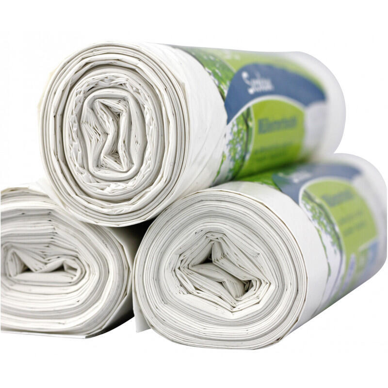 Bolsas De Basura Secolan 20 L Extra Fuerte Blanco 25 Bolsas