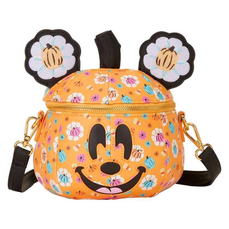 Bolso Bandolera Pumpkin Minnie Disney Loungefly