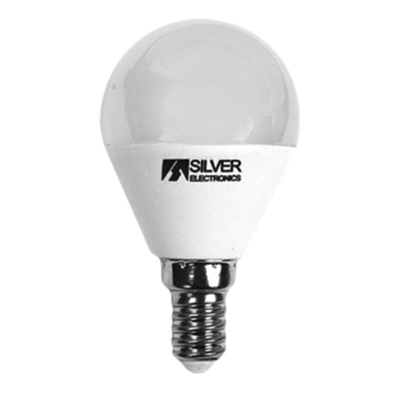 Bombilla Led Decorativa Silver Electronis Esferica 6w=65w - E14 - 4000k - 520 Lm - Luz Neutra - A+